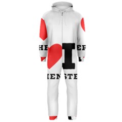 I Love Stephen Hooded Jumpsuit (men) by ilovewhateva