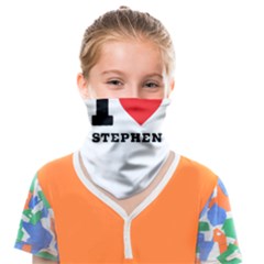 I Love Stephen Face Covering Bandana (kids) by ilovewhateva