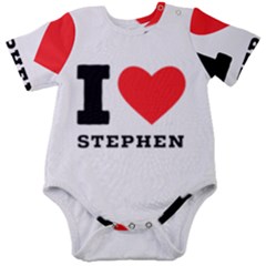 I Love Stephen Baby Short Sleeve Bodysuit by ilovewhateva