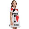 I love Patrick  Kids  Bow Tie Puff Sleeve Dress View2