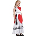 I love Patrick  Kids  Satin Sleeveless Maxi Dress View3