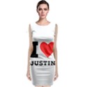 I love justin Sleeveless Velvet Midi Dress View1