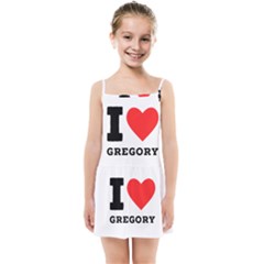 I Love Gregory Kids  Summer Sun Dress by ilovewhateva