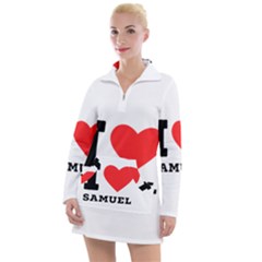 I Love Samuel Women s Long Sleeve Casual Dress by ilovewhateva