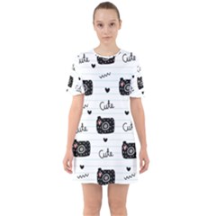 Cute-cutes Sixties Short Sleeve Mini Dress by nateshop