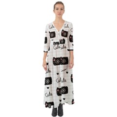 Cute-cutes Button Up Boho Maxi Dress by nateshop