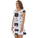 Cute-cutes Short Sleeve Tiered Mini Dress View2