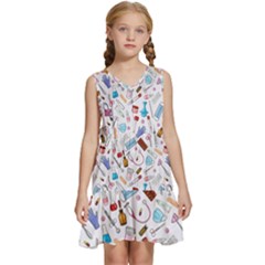 Medical Kids  Sleeveless Tiered Mini Dress by SychEva