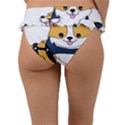 Puppy Cartoon Corgi Frill Bikini Bottoms View2