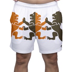 Lions Animals Wild Cats Men s Shorts by Semog4