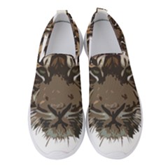 Tiger Comic Cartoon Animal Women s Slip On Sneakers by Semog4