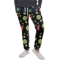 Watermelon Berries Patterns Pattern Men s Jogger Sweatpants by Semog4