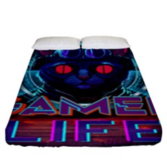 Gamer Life Fitted Sheet (king Size) by minxprints