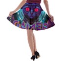 Gamer Life A-line Skater Skirt View2