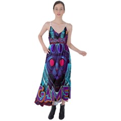 Gamer Life Tie Back Maxi Dress by minxprints