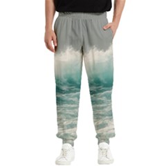 Big Storm Wave Men s Elastic Waist Pants by Semog4