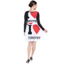 I love timothy Plunge Pinafore Dress View2