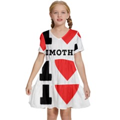 I Love Timothy Kids  Short Sleeve Tiered Mini Dress by ilovewhateva