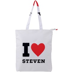 I Love Steven Double Zip Up Tote Bag by ilovewhateva