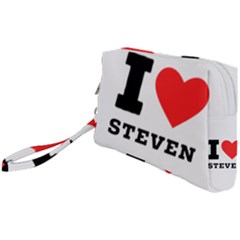 I Love Steven Wristlet Pouch Bag (small) by ilovewhateva