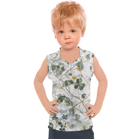 Leaves-142 Kids  Sport Tank Top by nateshop