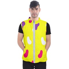 Pattern-yellow - 1 Men s Puffer Vest by nateshop