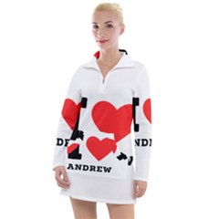 I Love Andrew Women s Long Sleeve Casual Dress by ilovewhateva