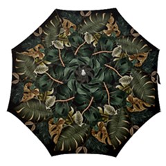 Tropical Leaves Foliage Monstera Nature Home Pattern Straight Umbrellas