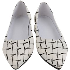 Precision Pursuit: Hunting Motif Black And White Pattern Women s Block Heels  by dflcprintsclothing