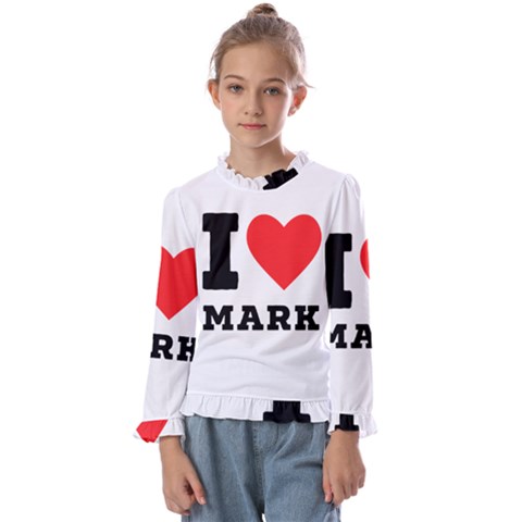 I Love Mark Kids  Frill Detail Tee by ilovewhateva