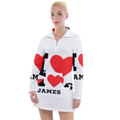 I Love James Women s Long Sleeve Casual Dress by ilovewhateva