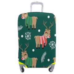 Cute Christmas Pattern Doodle Luggage Cover (medium) by Semog4