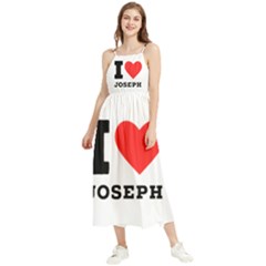 I Love Joseph Boho Sleeveless Summer Dress by ilovewhateva