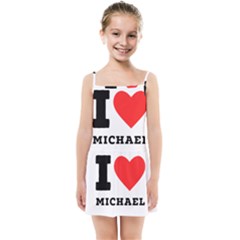 I Love Michael Kids  Summer Sun Dress by ilovewhateva