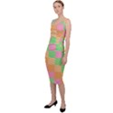 Checkerboard-pastel-squares Sleeveless Pencil Dress View2