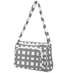 Seamless-stripe-pattern-lines Front Pocket Crossbody Bag by Semog4