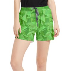 Mosaic-tile-geometrical-abstract Women s Runner Shorts by Semog4