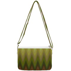 Zig Zag Chevron Classic Pattern Double Gusset Crossbody Bag by Semog4