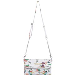 Floral-backdrop-pattern-flower Mini Crossbody Handbag by Semog4