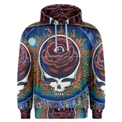 Grateful Dead Skull Rose Men s Overhead Hoodie by Semog4