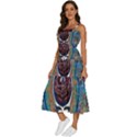 Grateful Dead Skull Rose Sleeveless Shoulder Straps Boho Dress View2