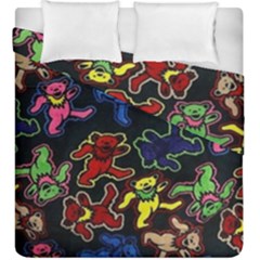 Grateful Dead Pattern Duvet Cover Double Side (king Size) by Semog4