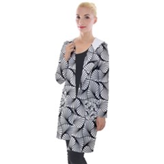 Abstract Seamless Pattern Hooded Pocket Cardigan by Semog4