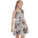 Gears Movement Machine Kids  Sleeveless Tiered Mini Dress View3