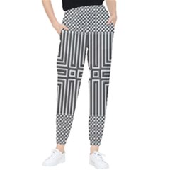 Construction Background Geometric Women s Tapered Pants by Semog4