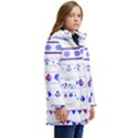 Marine Nautical Clip Art Kid s Hooded Longline Puffer Jacket View2