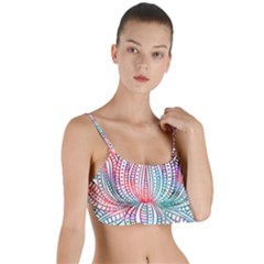 Lotus Feathers Boho Watercolor Layered Top Bikini Top  by Salman4z