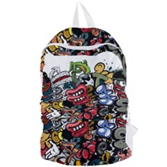 Mural Graffiti Paint Foldable Lightweight Backpack by Salman4z