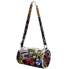 Mural Graffiti Paint Mini Cylinder Bag by Salman4z