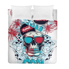 That Cool Graffiti Skull Duvet Cover Double Side (full/ Double Size) by Salman4z